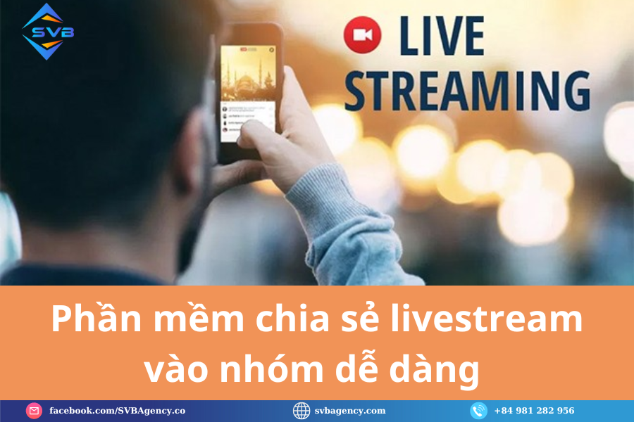 Phần mềm chia sẻ livestream vào nhóm dễ dàng 