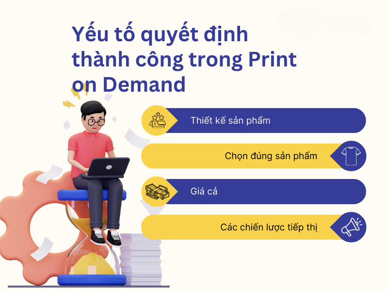 MMO là gì? 8 hình thức make money online phổ biến 2024 5 Yeu to quyet dinh thanh cong trong Print on Demand