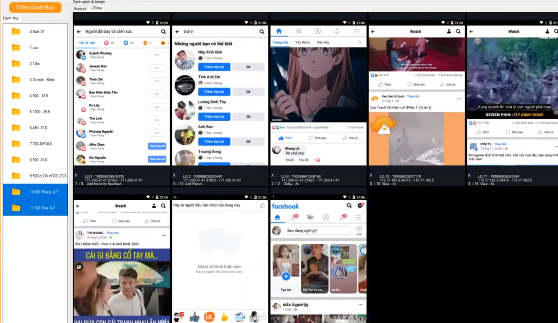 Phần Mềm Nuôi Nick Facebook Giả Lập