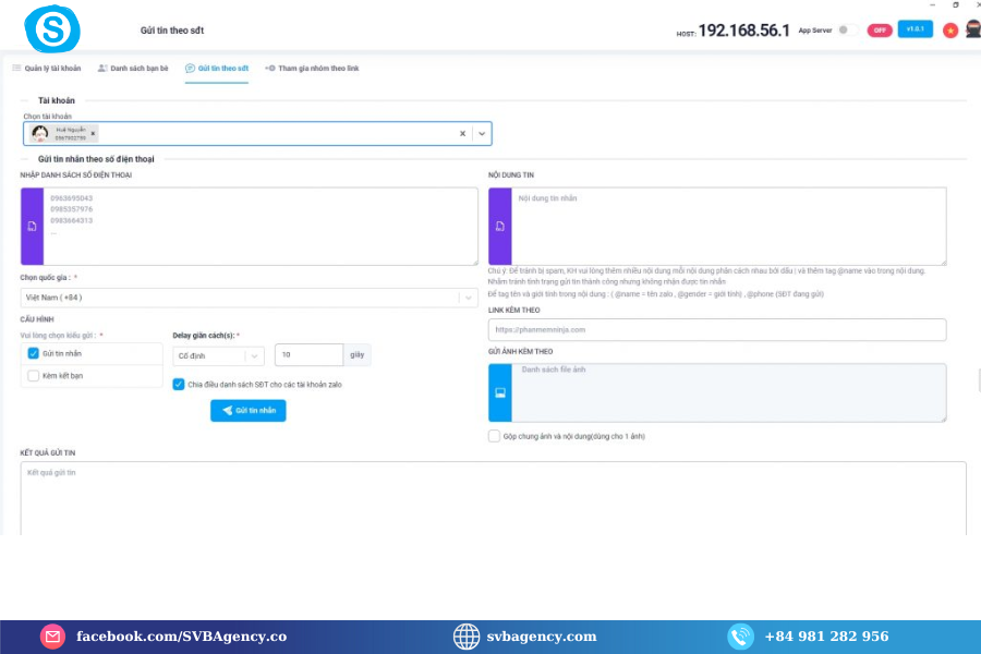 Quản lý tin nhắn zalo chuyên nghiệp 