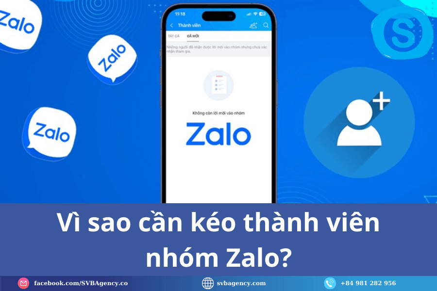 Cách kéo thành viên nhóm Zalo, kéo mem số lượng lớn 2025 2 Vì sao cần kéo thành viên nhóm Zalo