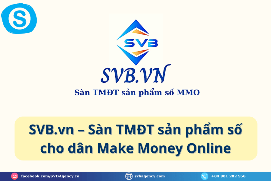Top 3 sàn thương mại điện tử sản phẩm số uy tín hiện nay 2 SVB.vn – Sàn TMĐT sản phẩm số cho dân Make Money Online